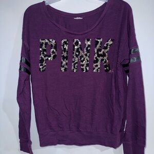 PINK Victoria's Secret Sweatshirt with Sequin Logo